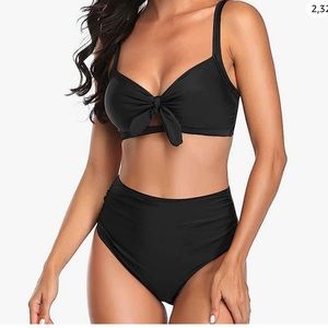 Women Two Piece Swimsuits High Waisted Bikini Set